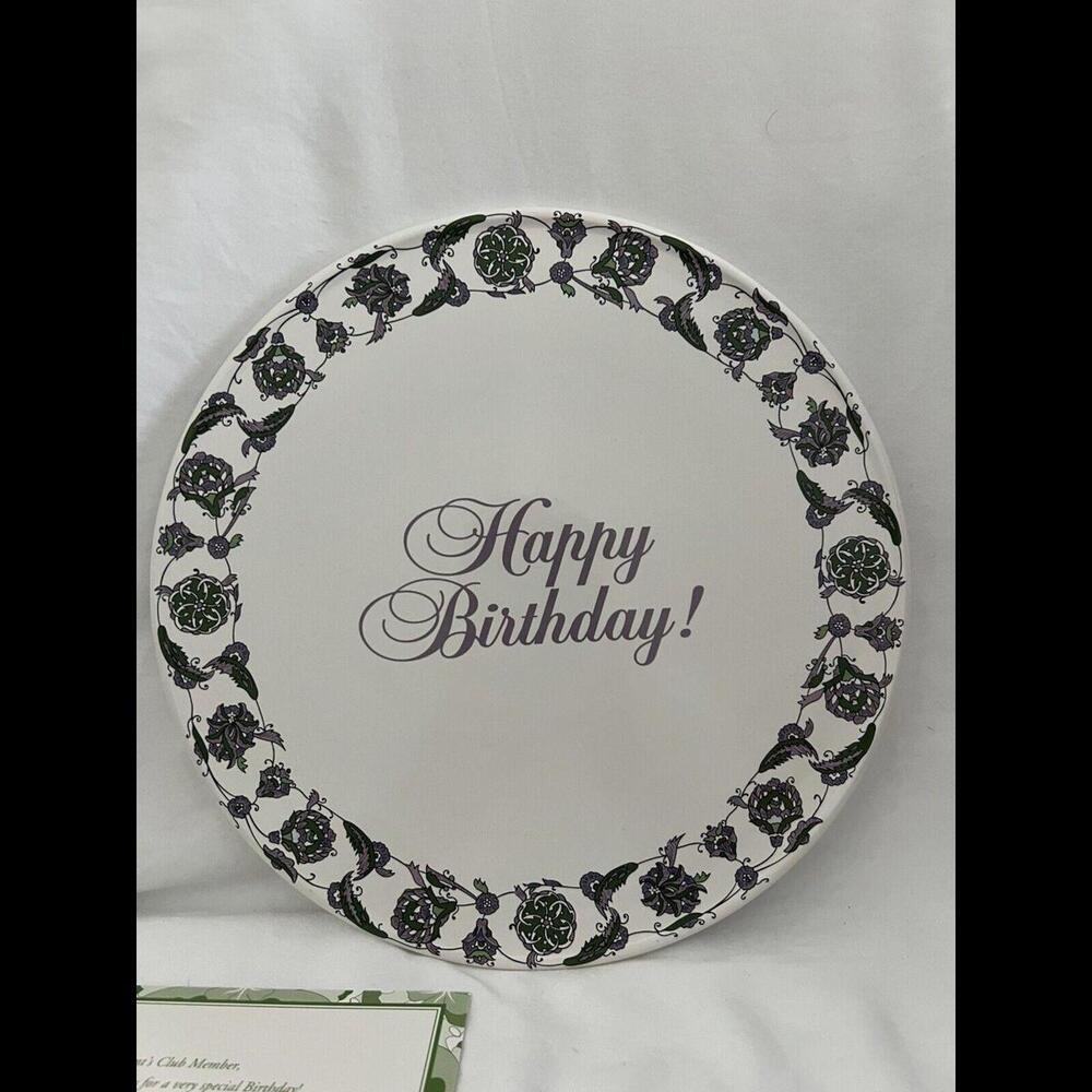 Vintage Avon- President's Club Happy Birthday Plate (10-1/2”).